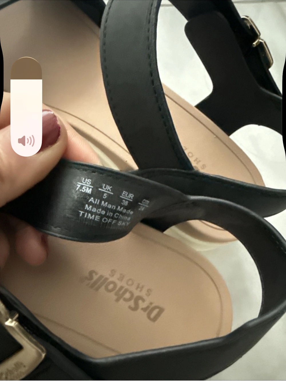Women Black Ankle-Strap Platform Sandals - Picture 5 of 5